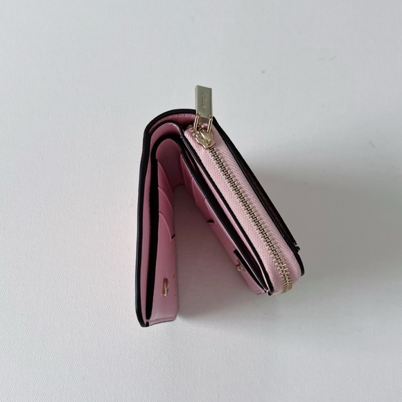 Kate Spade pink small leather bifold wallet NWT - Picture 4 of 4